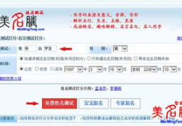 宝宝起名字测试打分,专业测试打分，助您挑选吉祥好名